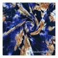 Custom velvet printing tie-dye fabric for dress